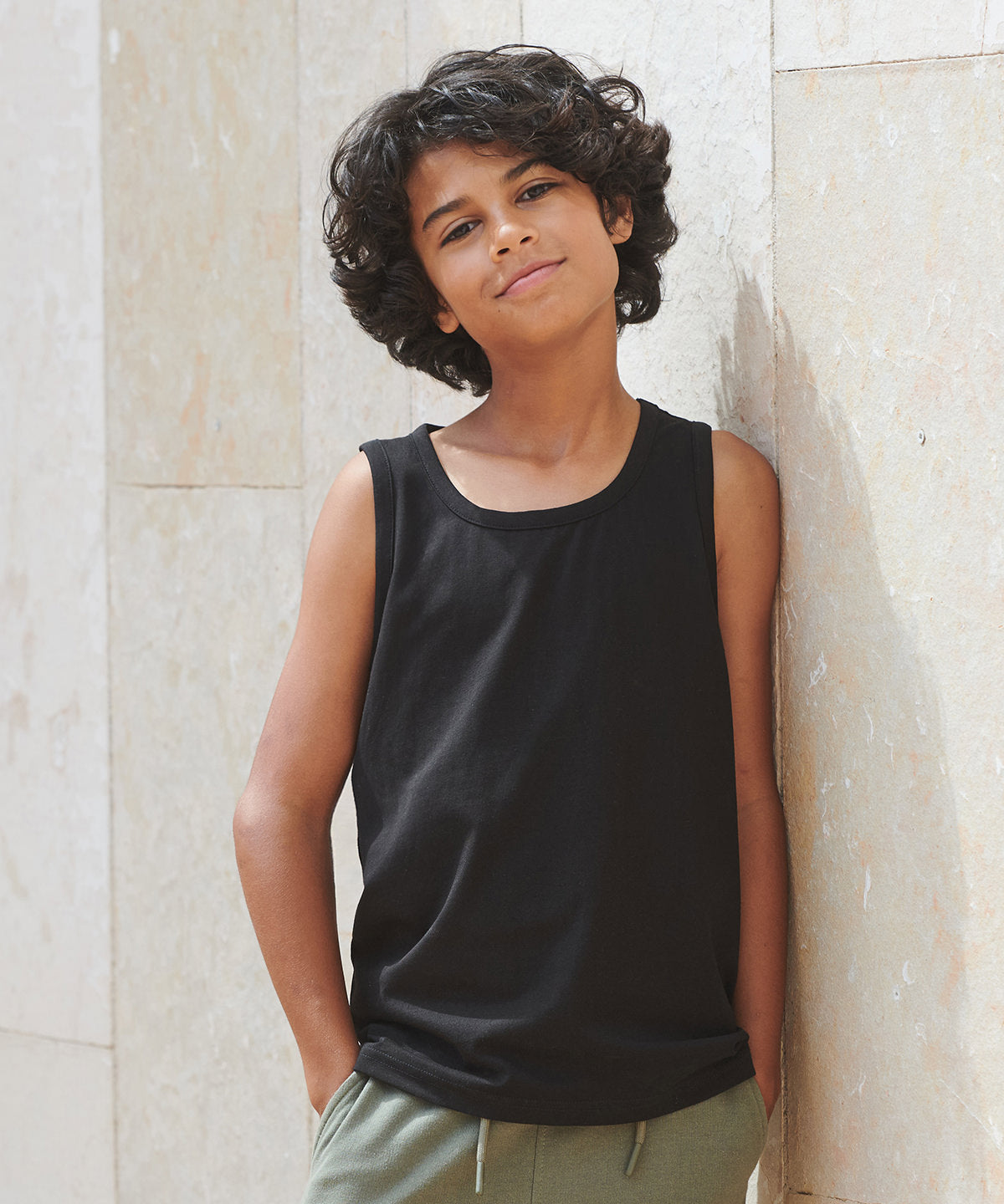 SF Clothing Kids feel-good stretch vest Black