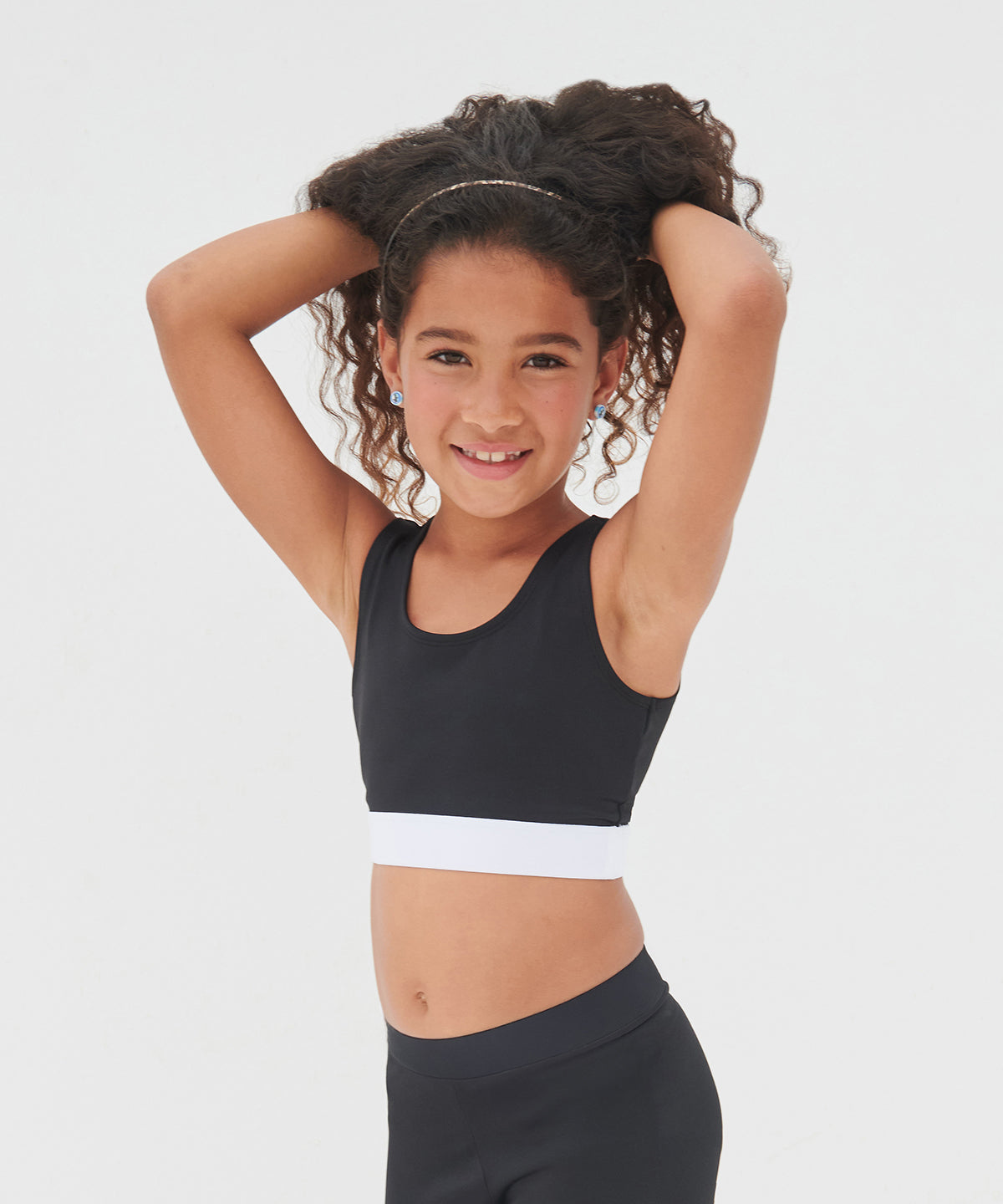 SF Clothing Kids fashion crop top Black/Black