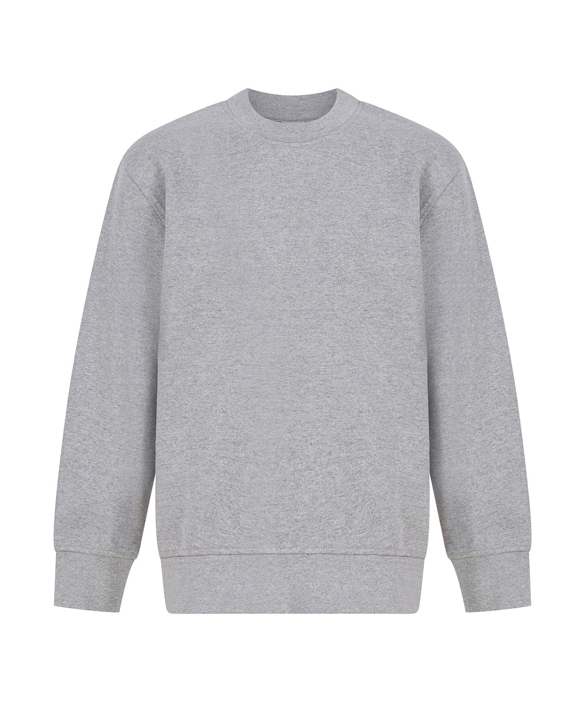 SF Clothing Kids sustainable fashion curved hem sweatshirt Heather Grey