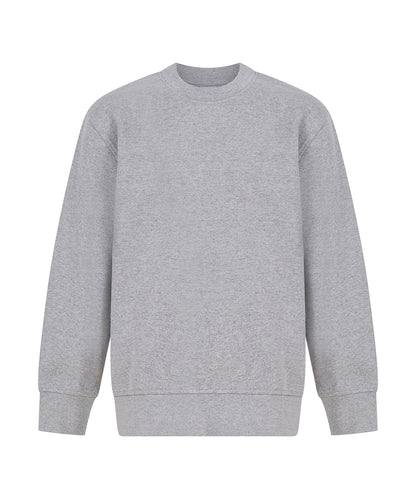 SF Clothing Kids sustainable fashion curved hem sweatshirt Heather Grey