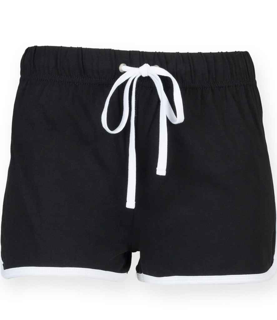SF Clothing Kids Retro Shorts in Black/White