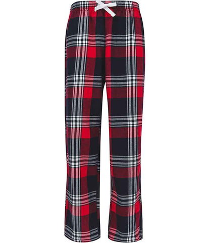 SF Clothing Kids Tartan Lounge Pants in Red/Navy