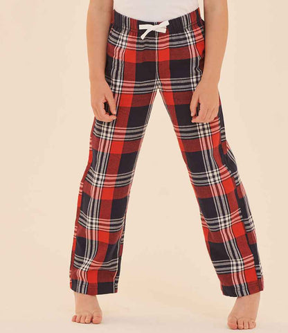 SF Clothing Kids Tartan Lounge Pants - model image