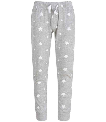 SF Clothing Kids Lounge Pants in Heather Grey/White Stars