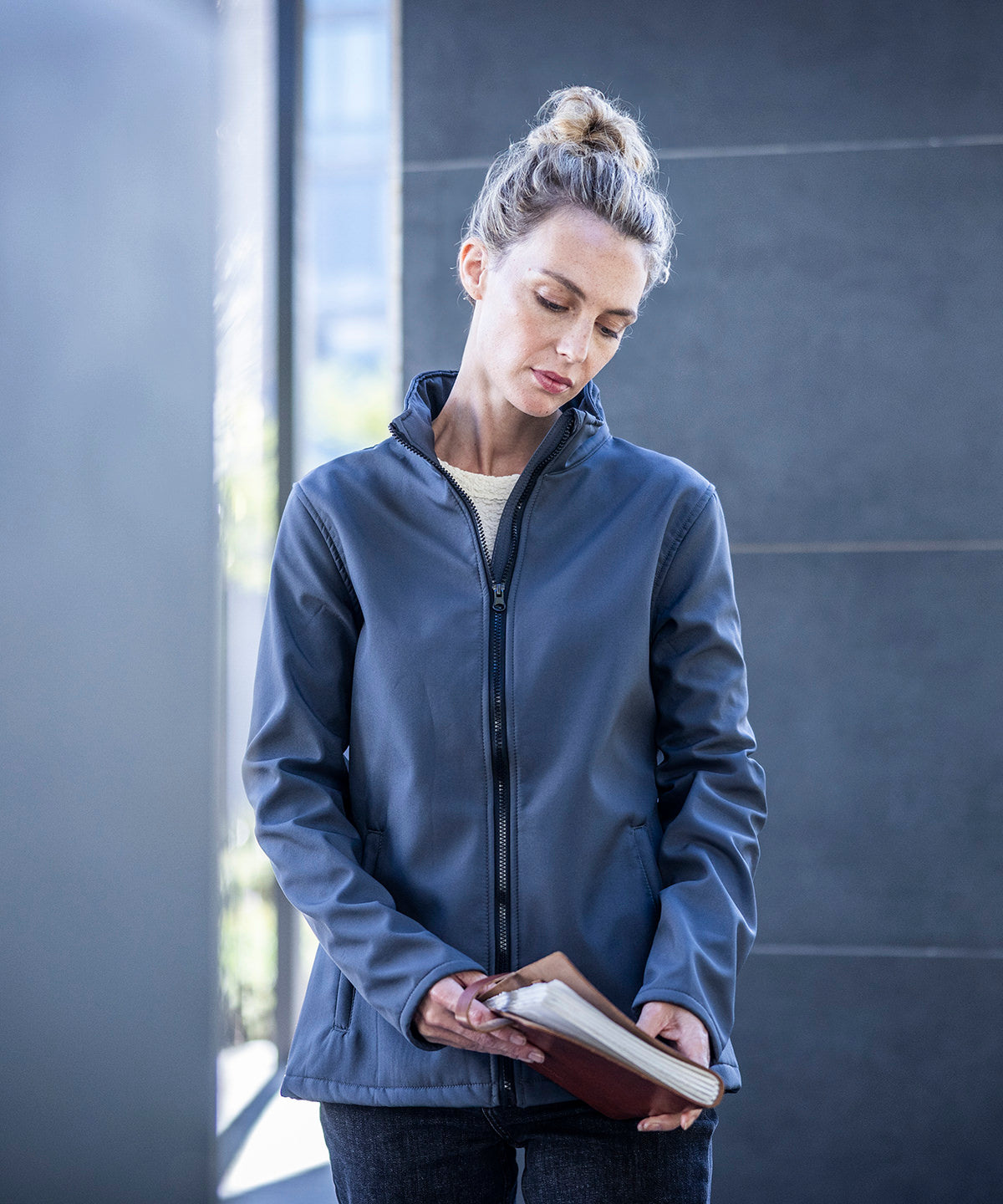 Regatta Professional Women's Ablaze printable softshell Black*