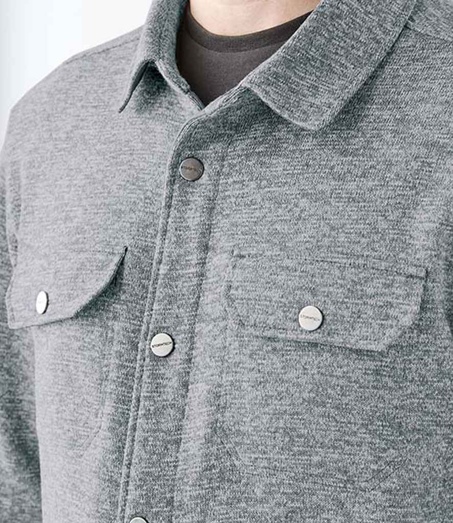 Stormtech Avalante Knitted Fleece Shirt Jacket - model image