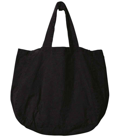 Spasso Linen Shopping Bag in Black