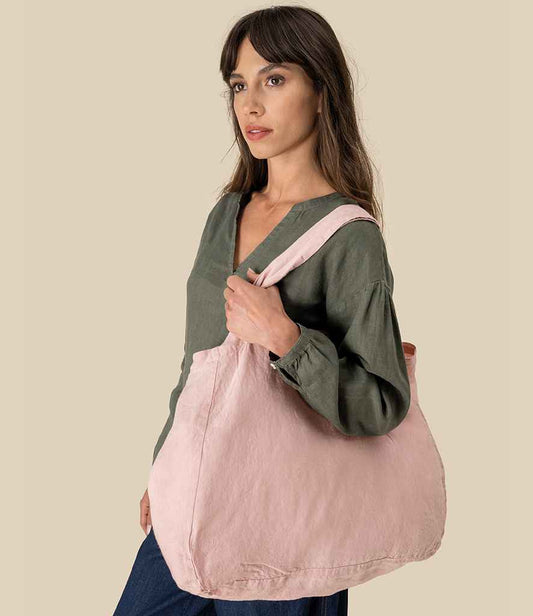 Spasso Linen Shopping Bag