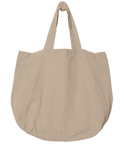 Spasso Linen Shopping Bag in Wet Sand