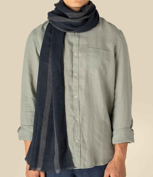 Spasso Twill Striped Scarf