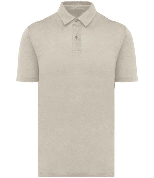 Spasso Knitted Linen Polo Shirt