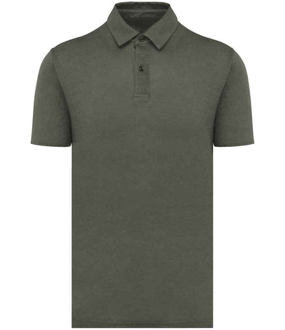 Spasso Knitted Linen Polo Shirt