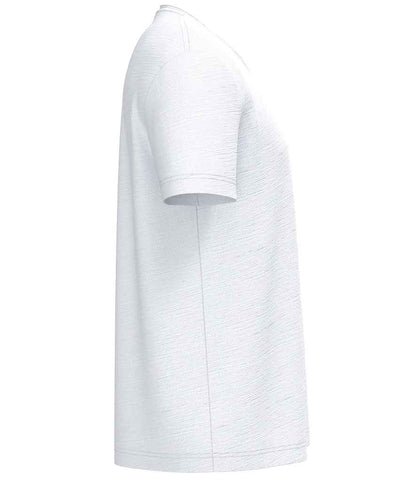 Spasso Drop Shoulder Raw Edge Collar Slub T-Shirt