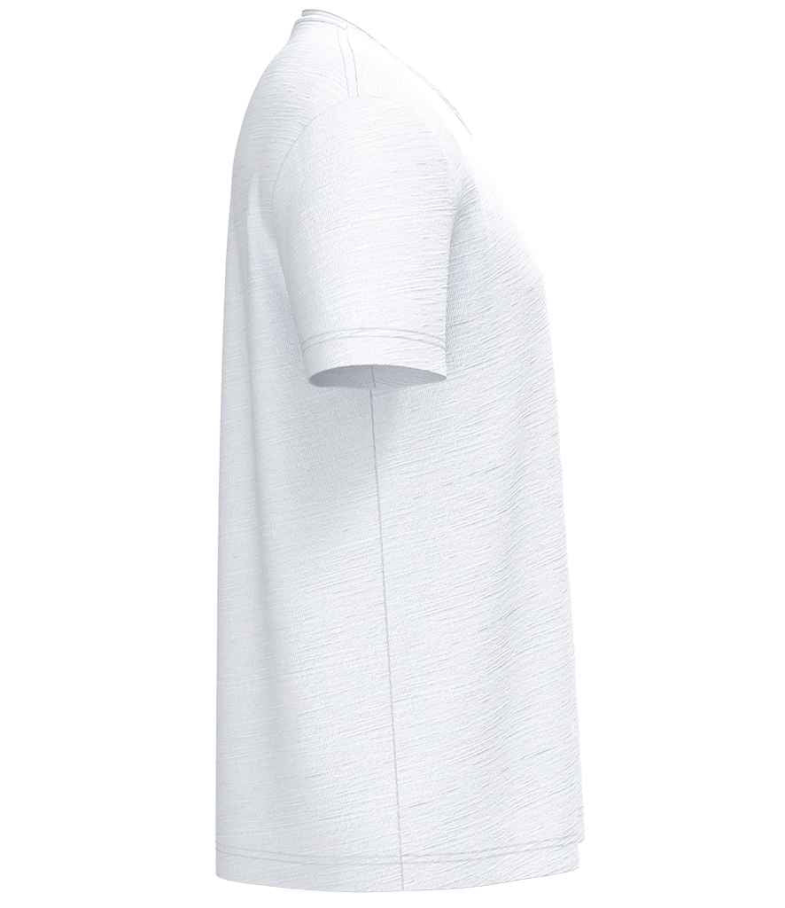 Spasso Drop Shoulder Raw Edge Collar Slub T-Shirt