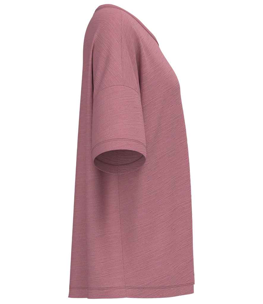 Spasso Ladies Oversized Slub T-Shirt