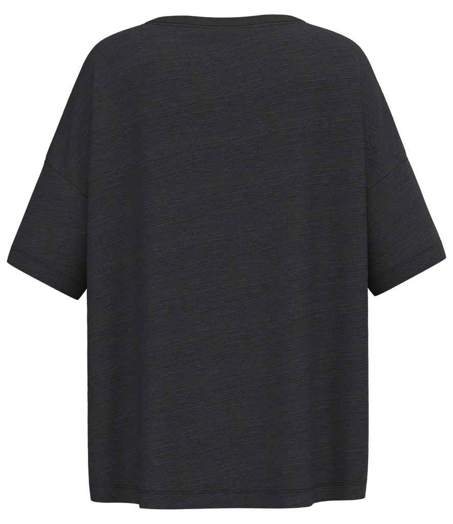 Spasso Ladies Oversized Slub T-Shirt