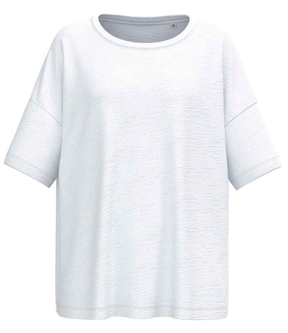 Spasso Ladies Oversized Slub T-Shirt