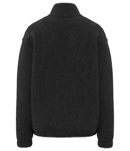 Spasso Unisex Sherpa Drop Shoulder 1/4 Zip Sweat