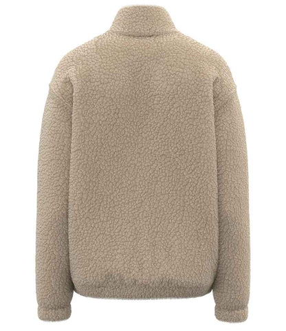 Spasso Unisex Sherpa Drop Shoulder 1/4 Zip Sweat