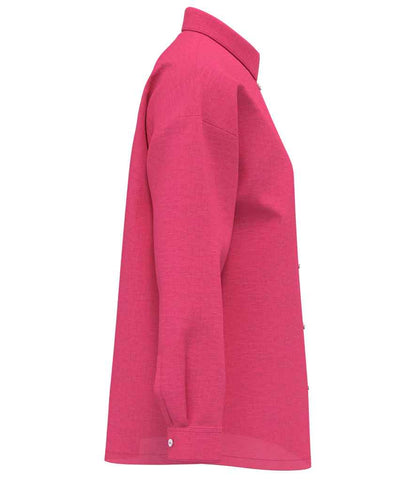 Spasso Ladies Long Sleeve Oversized Linen Shirt