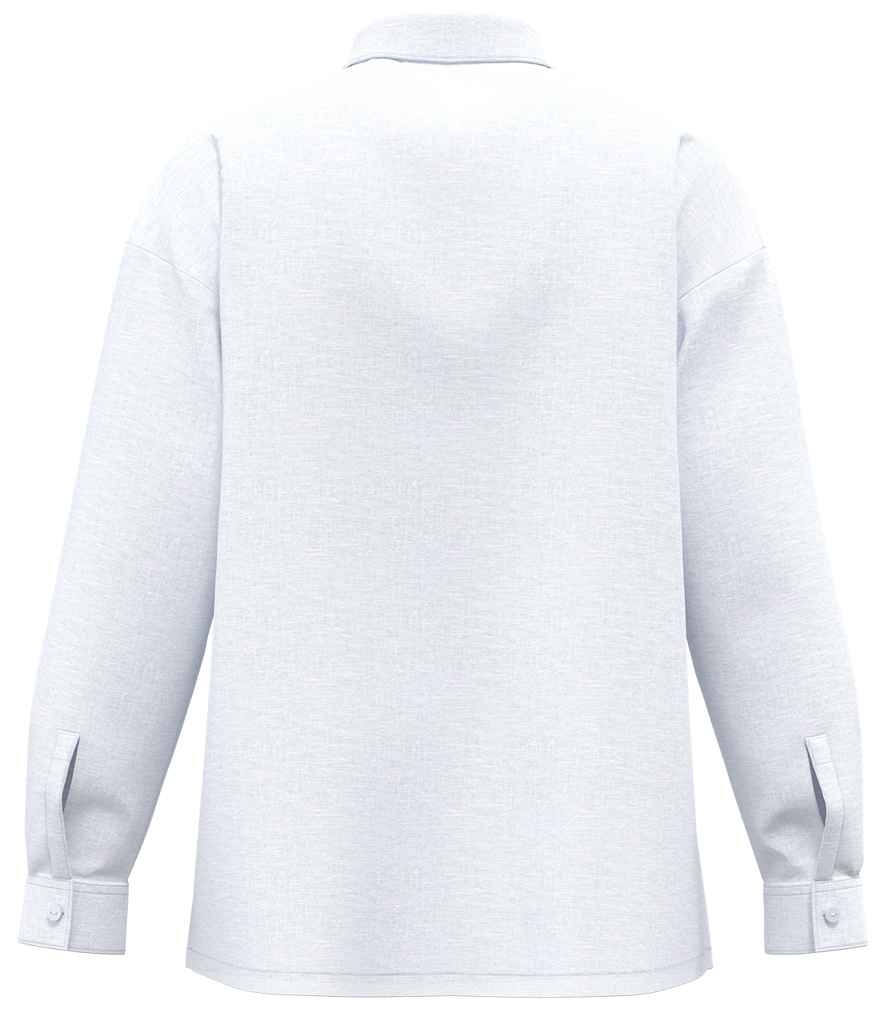 Spasso Ladies Long Sleeve Oversized Linen Shirt