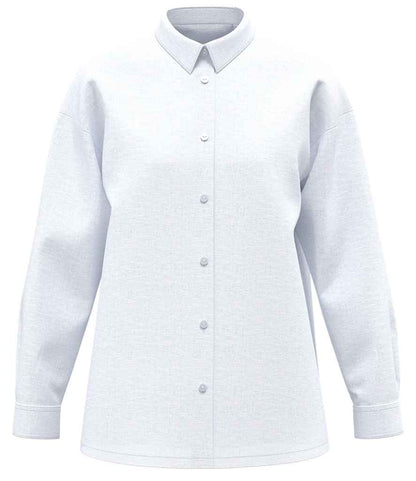 Spasso Ladies Long Sleeve Oversized Linen Shirt