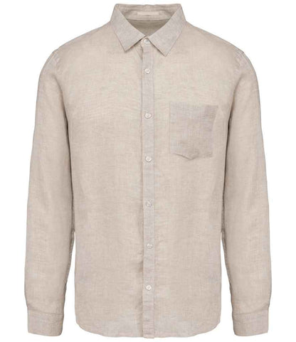 Spasso Long Sleeve Linen Shirt in Linen