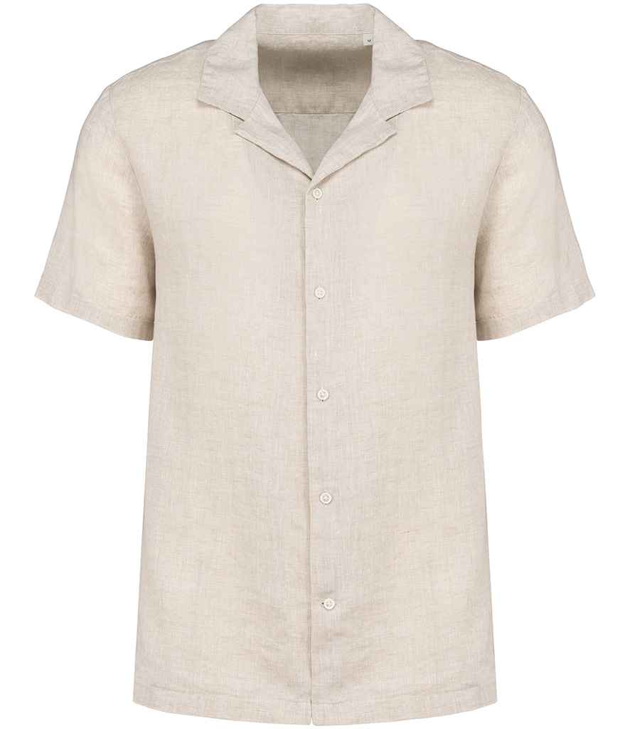 Spasso Short Sleeve Linen Shirt in Linen