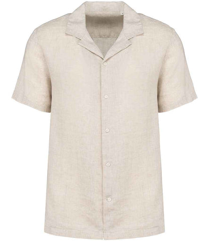 Spasso Short Sleeve Linen Shirt in Linen