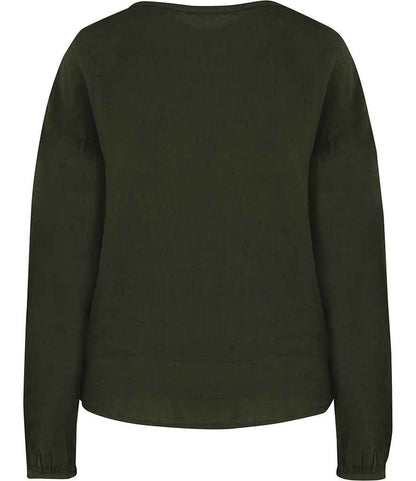 Spasso Ladies Linen Blouse