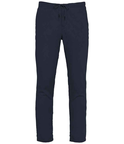 Spasso Relaxed Chino Trousers in Navy