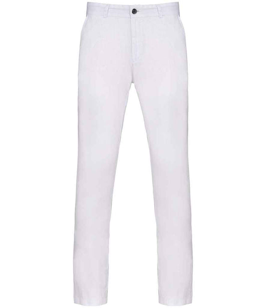 Spasso Linen Trousers in White
