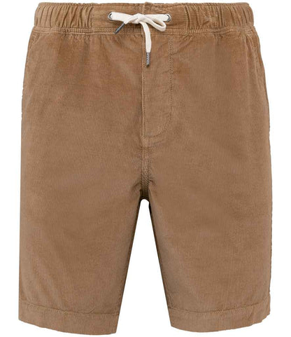 Spasso Corduroy Shorts in Dark Camel