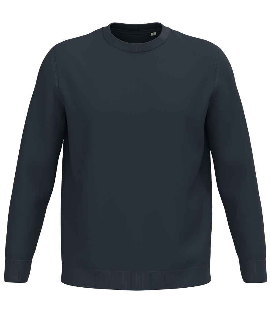 Spasso Round Neck Jumper in Navy