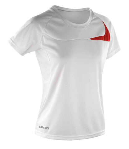 Spiro Spiro Ladies Dash Training Shirt White/Red