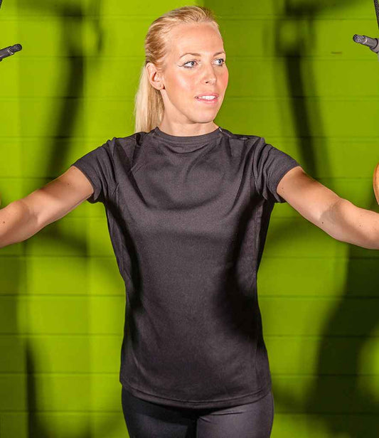 Spiro Ladies Quick Dry Performance T-Shirt - model image