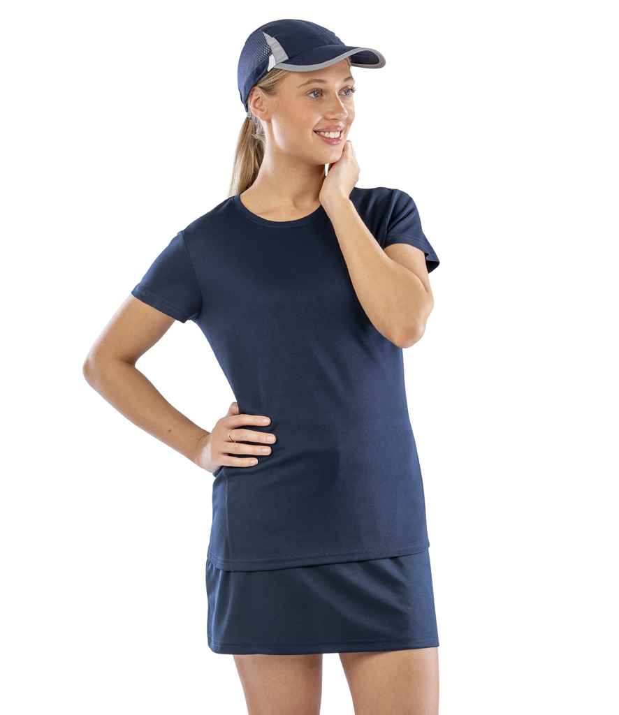 Spiro Spiro Ladies Quick Dry Performance T-Shirt Navy