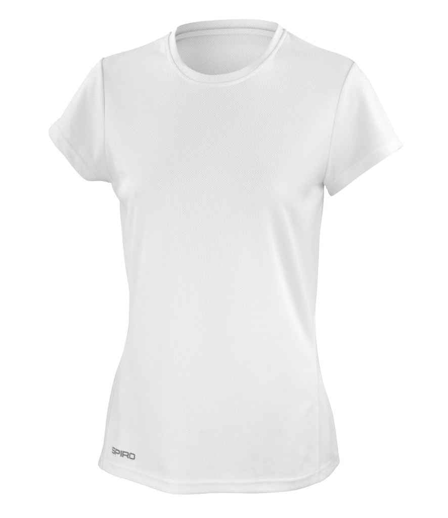 Spiro Spiro Ladies Quick Dry Performance T-Shirt White