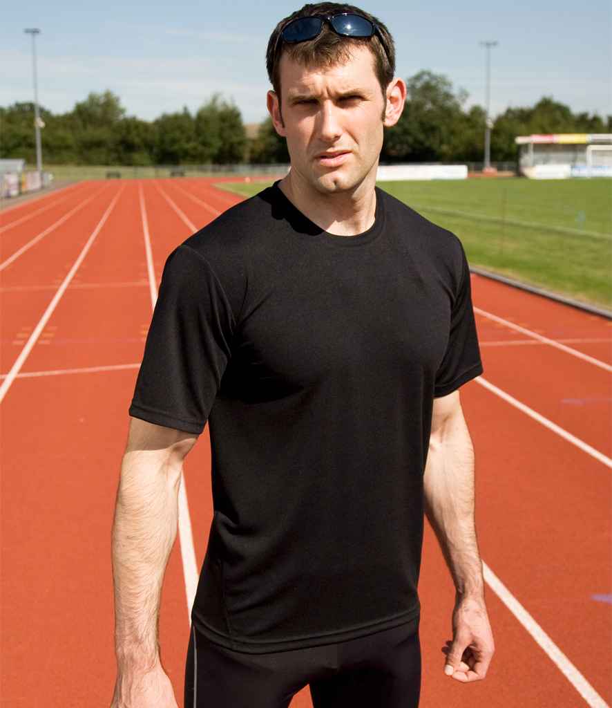 Spiro Spiro Quick Dry Performance T-Shirt Black