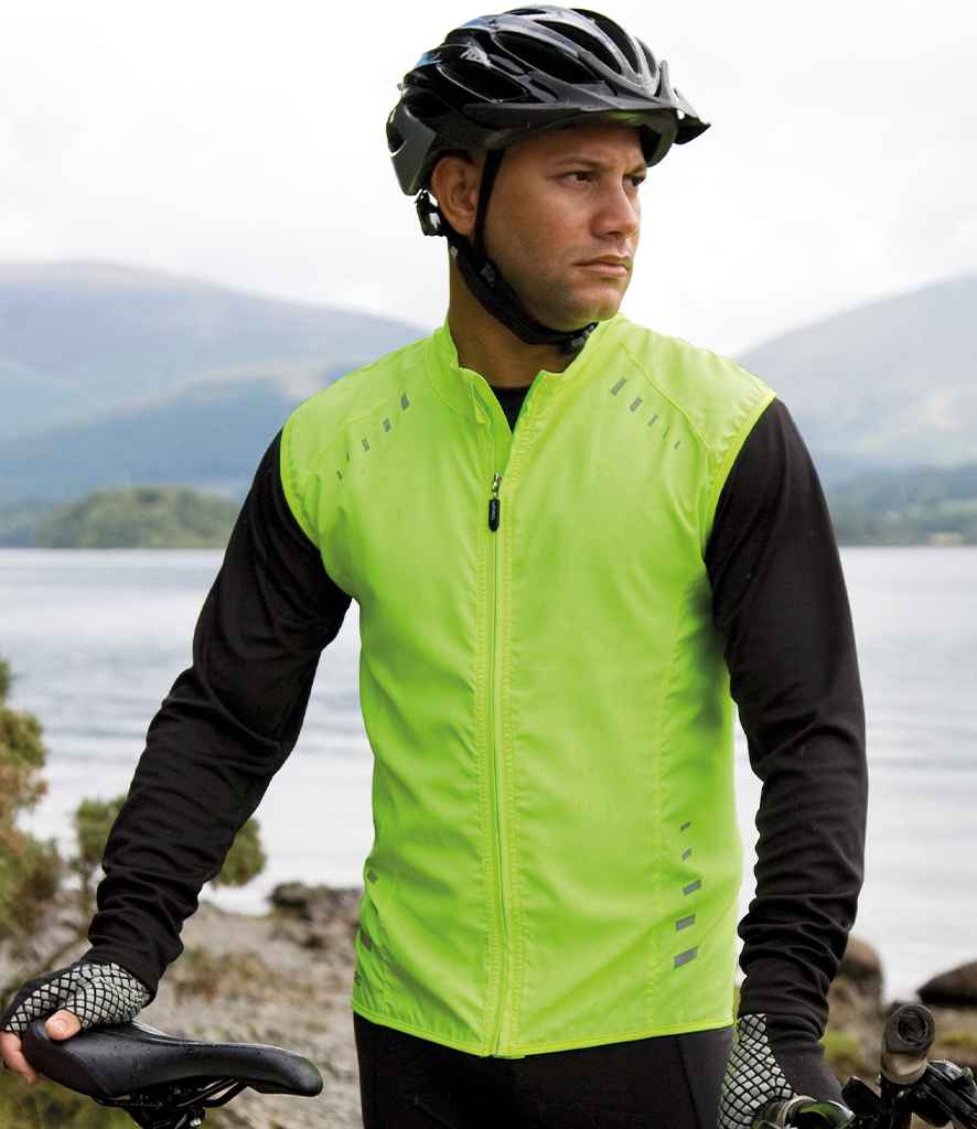 Spiro Spiro Bikewear Crosslite Gilet Neon Lime