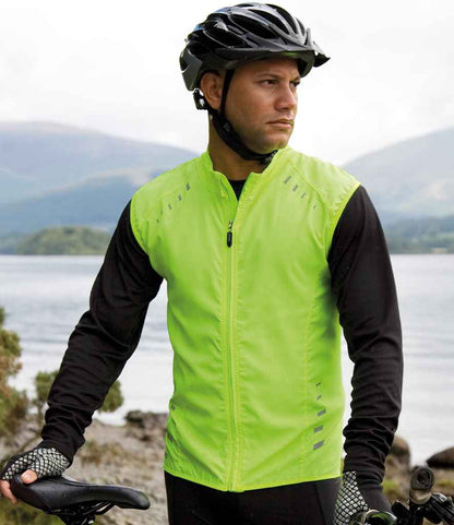 Spiro Spiro Bikewear Crosslite Gilet Neon Lime
