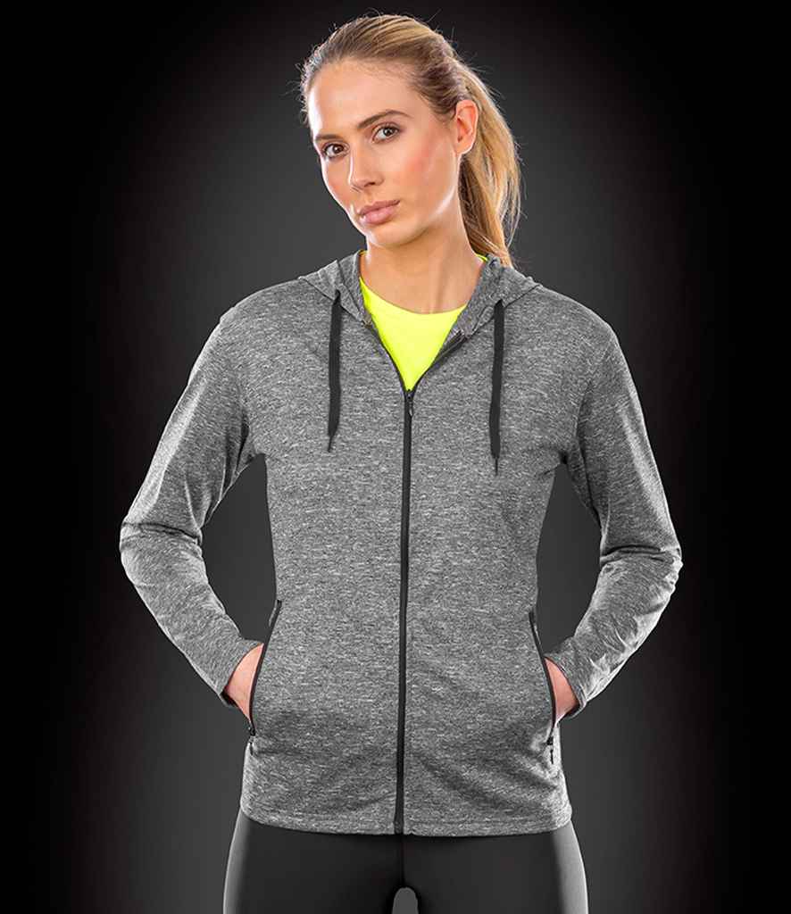 Spiro Spiro Ladies Hooded T-Shirt Jacket
