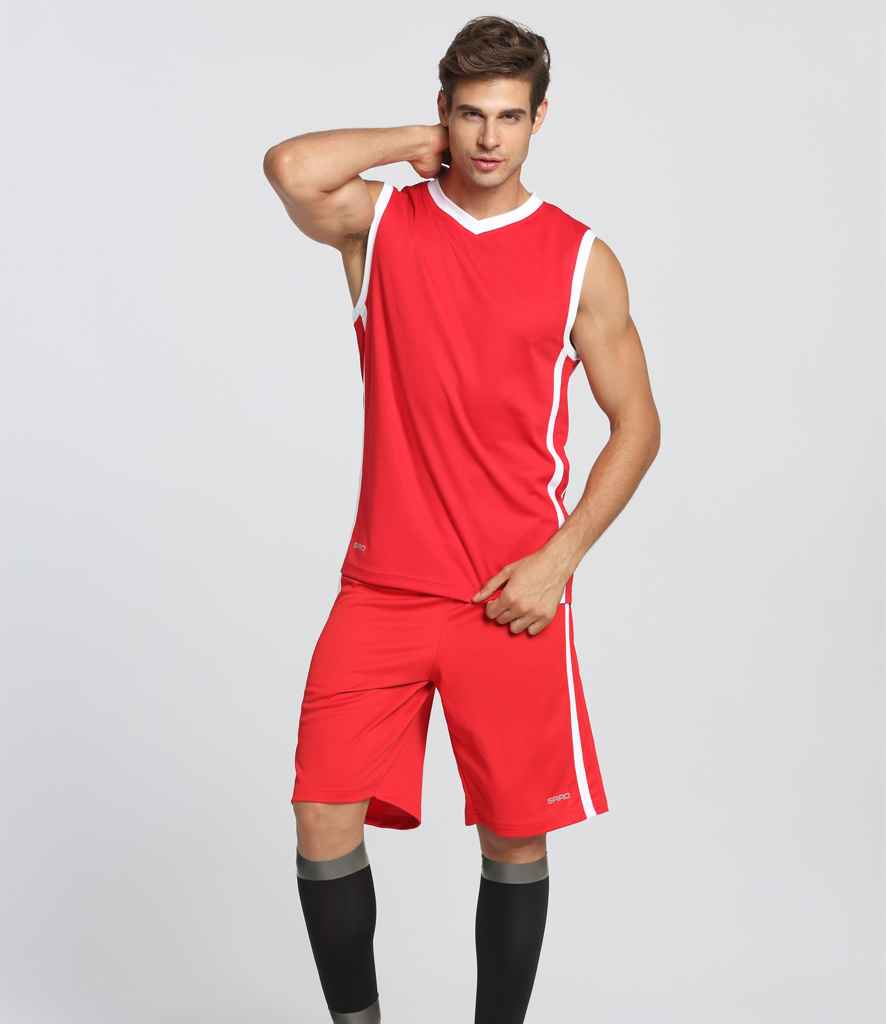 Spiro Spiro Basketball Top Red/White