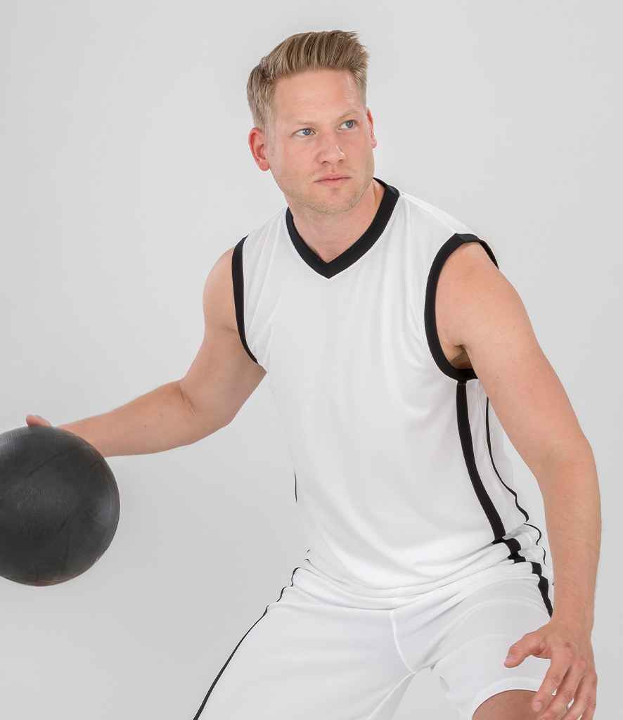 Spiro Spiro Basketball Top White/Black