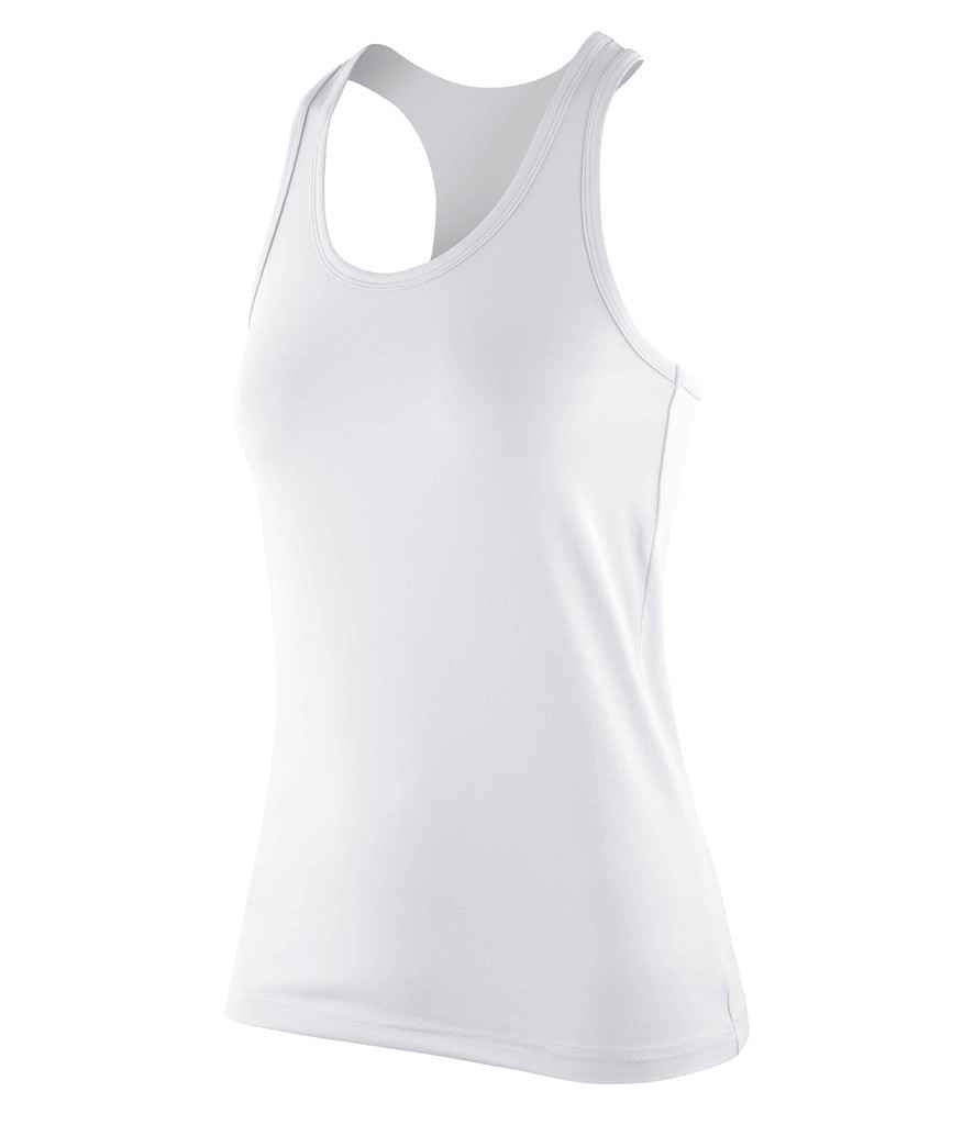Spiro Impact Ladies Softex® Fitness Top in White