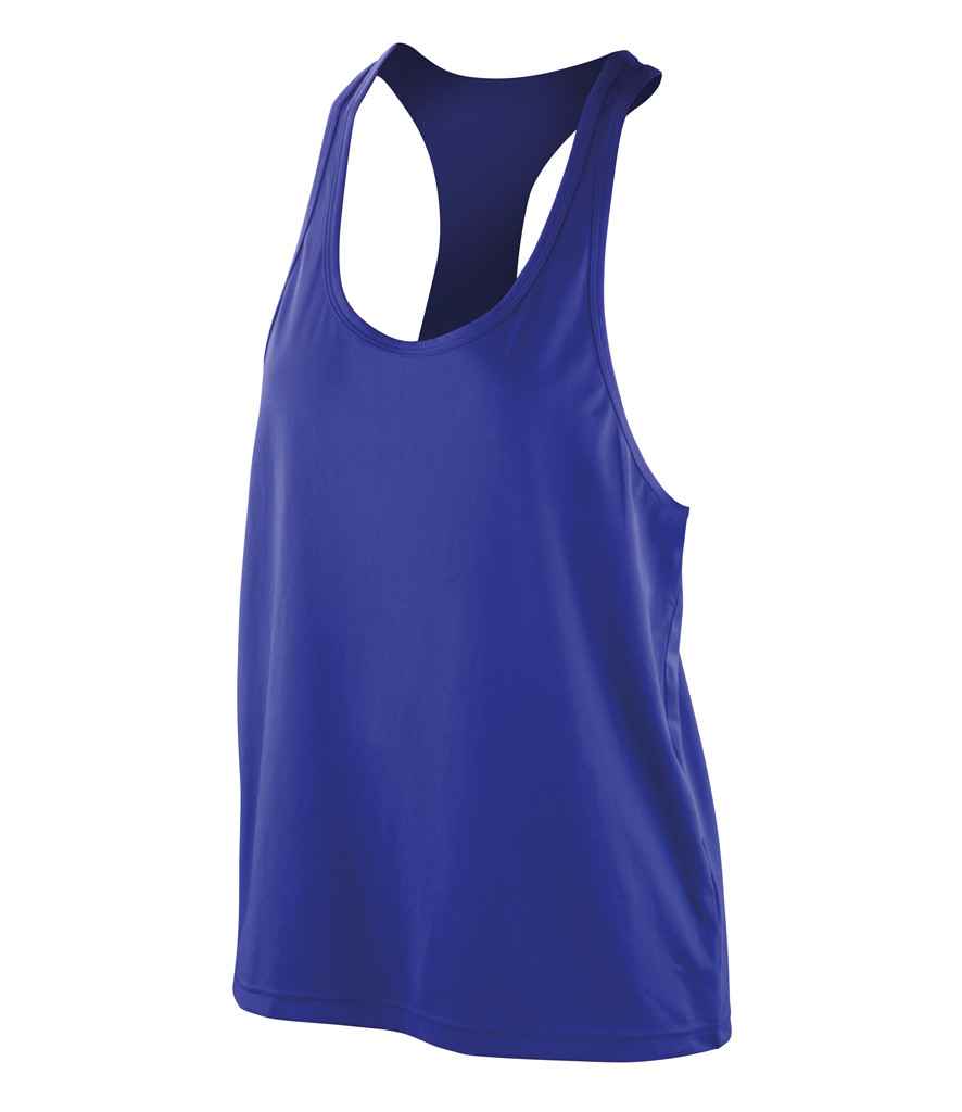 Spiro Impact Ladies Softex® Tank Top in Sapphire Blue