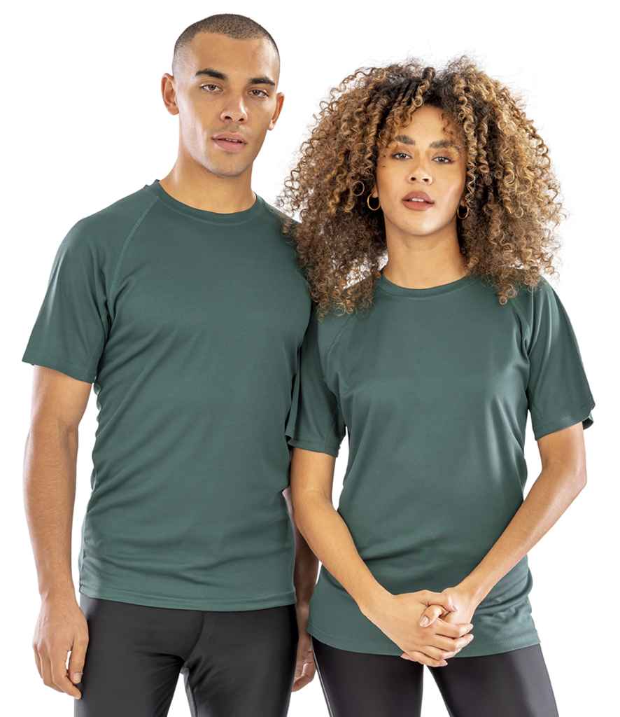 Spiro Spiro Impact Performance Aircool T-Shirt Bottle Green