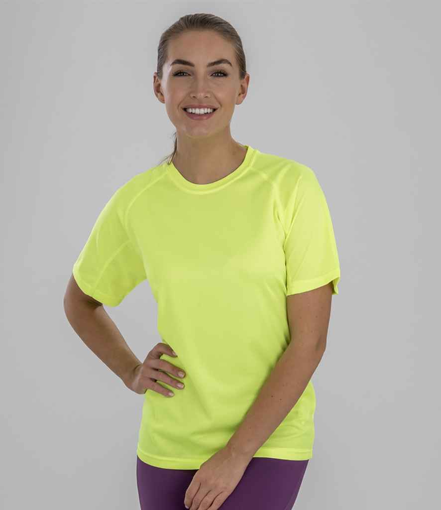 Spiro Spiro Impact Performance Aircool T-Shirt Flo Yellow
