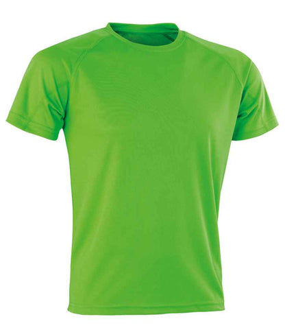 Spiro Impact Performance Aircool T-Shirt in Lime Green