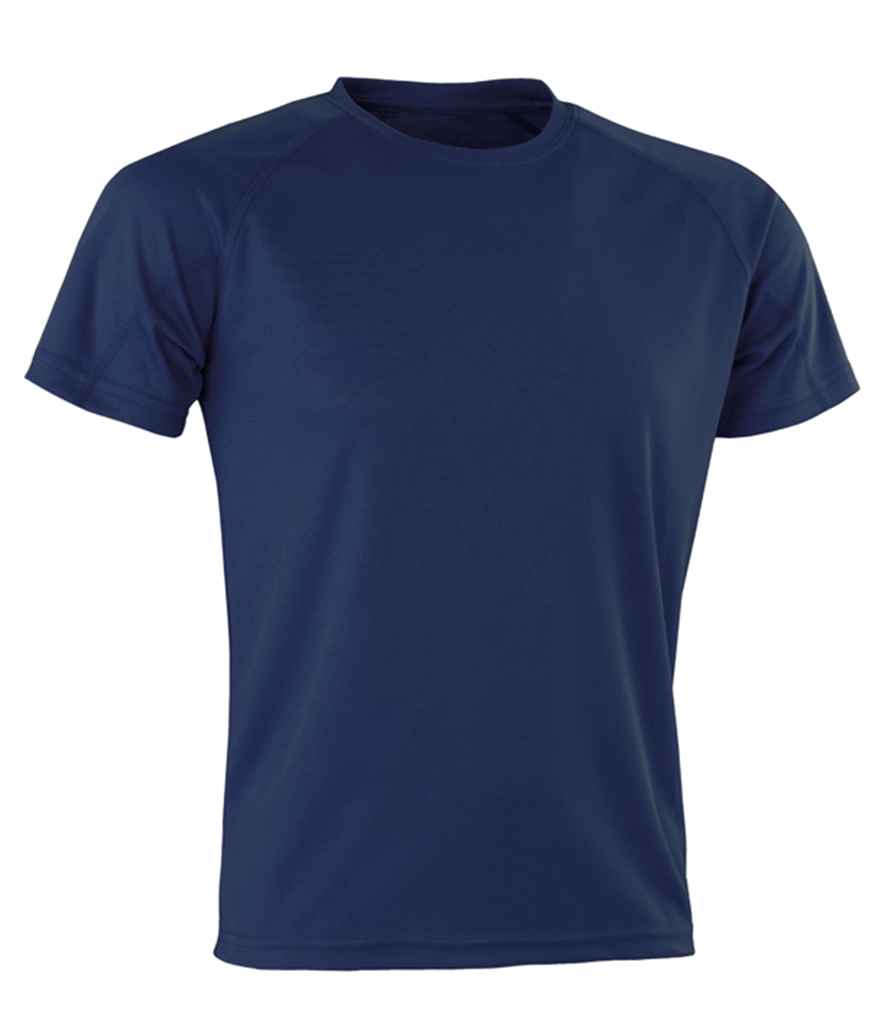 Spiro Impact Performance Aircool T-Shirt in Navy